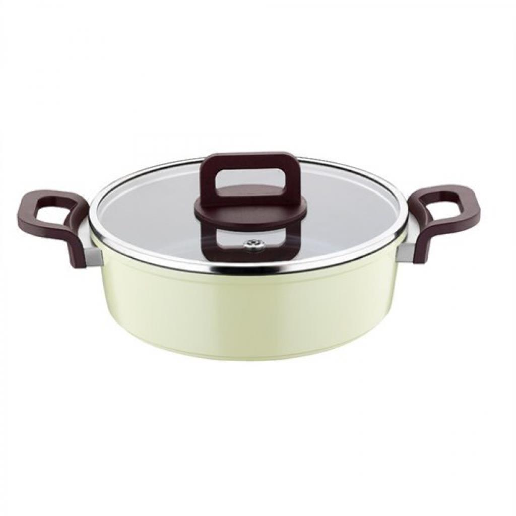 Kütahya Porselen Cerapure 28 Cm Karnıyarık Tencere Yeşil