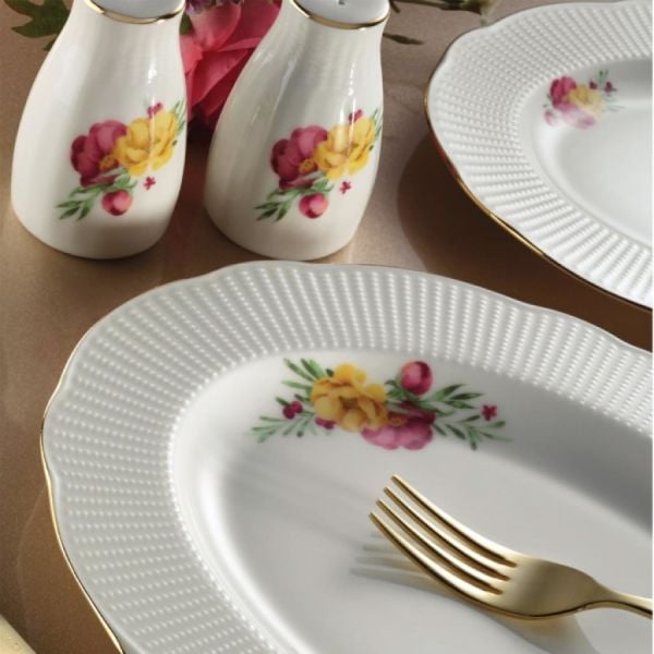 Kütahya Porselen Bone İlay 36 Parça Kahvaltı Takımı