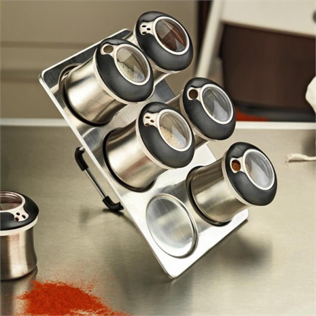 Kütahya Porselen Magnetli Standlı 6’Lı Baharatlık Seti