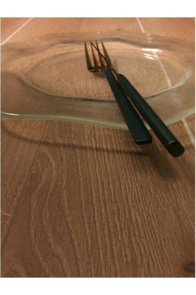 İkram Dünyası Servis Tabağı 27 cm 6 lı Cam