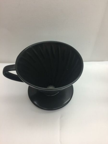 Kütahya Porselen Damlama Filtre Kahve Fincanı Siyah