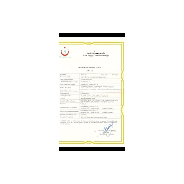 Deby Sept 1 Lt El ve Cilt Dezenfektanı