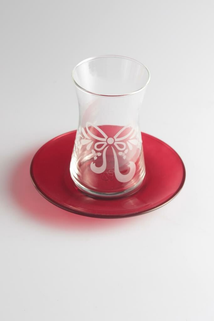 Paşabahçe 95290 Merry Kırmızı Heybeli 4'lü Set
