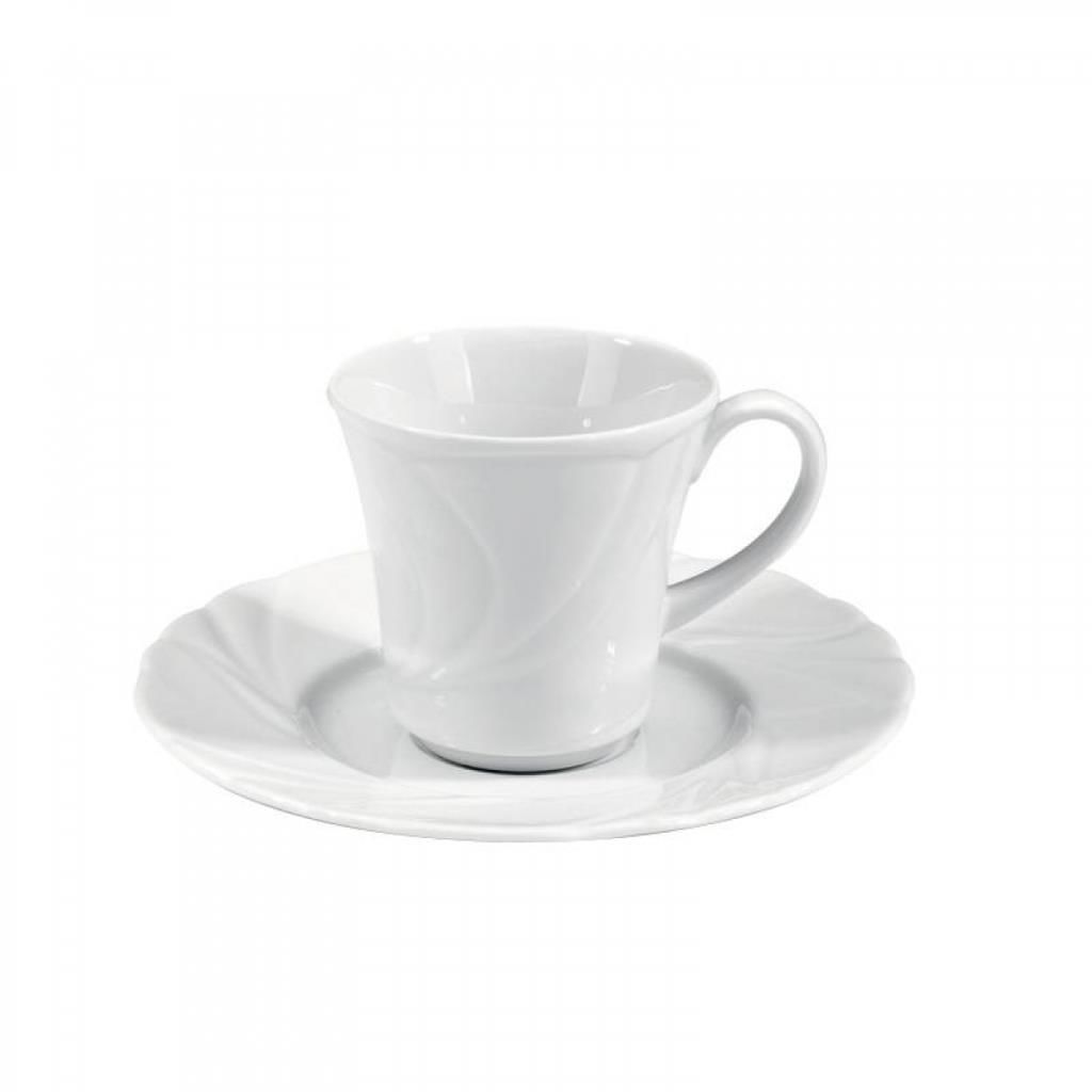 Kütahya Porselen Troya Serisi Çay Fincanı Sade 12 Parça