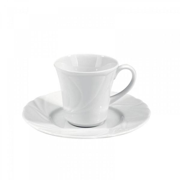 Kütahya Porselen Troya Serisi Çay Fincanı Sade 12 Parça