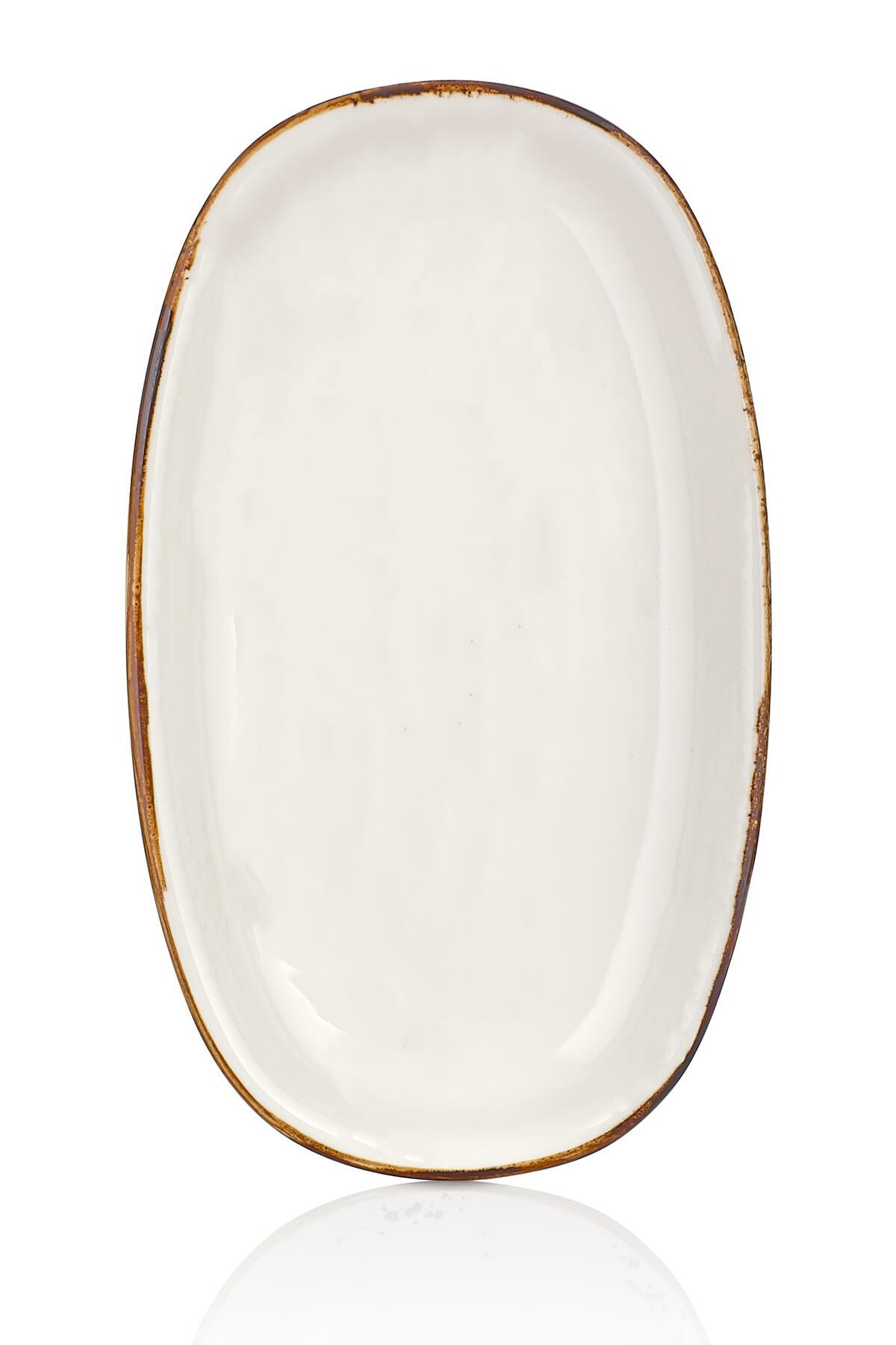By Bone Gleam Zest Oval Kase 24 cm