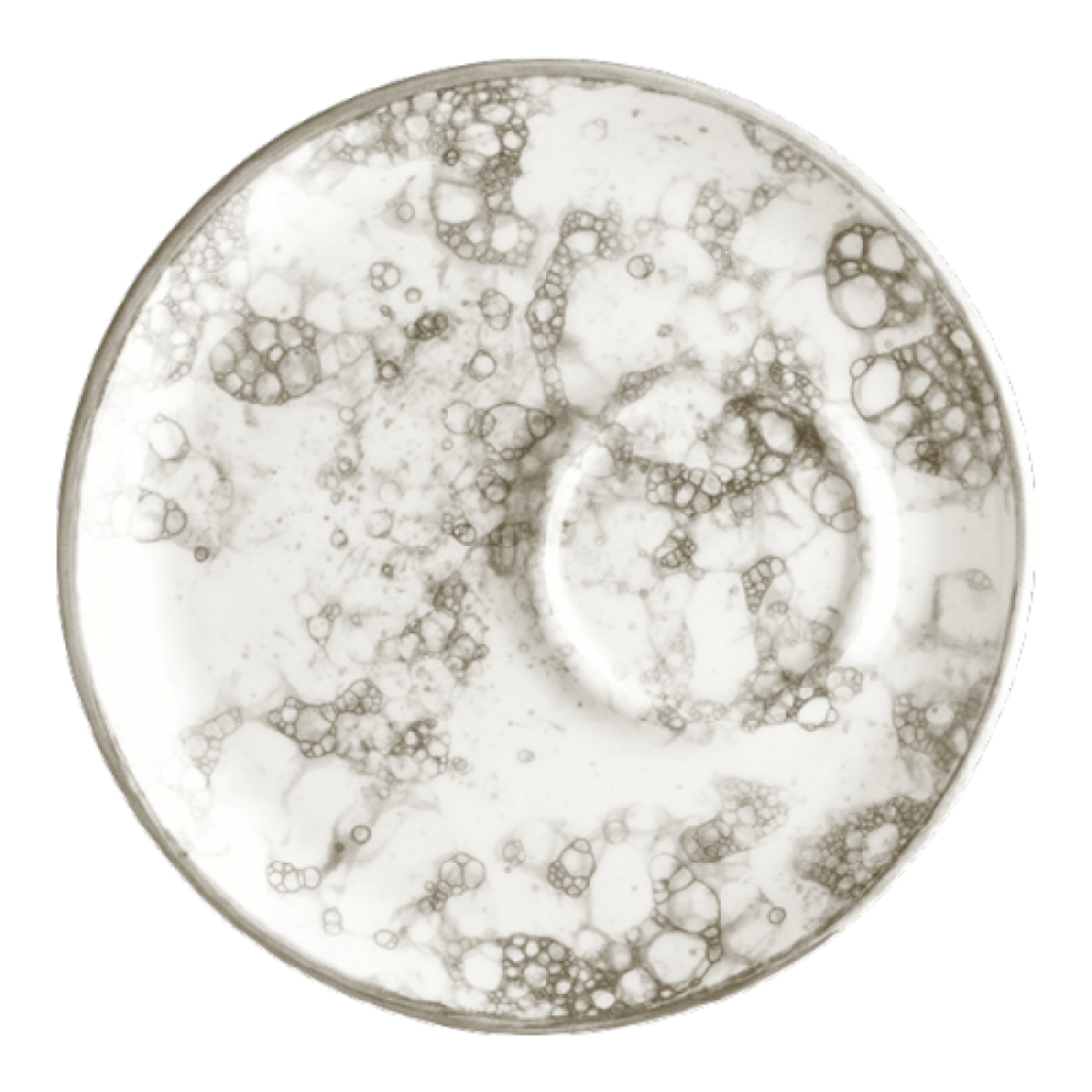 Bonna Rocks Brown Banquet Espresso Fincan Tabağı 6'Lı 12 Cm