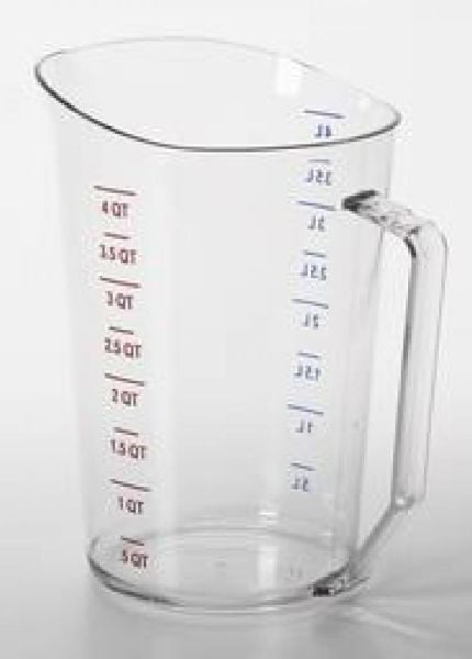 Cambro Polikarbon Ölçü Kabı Şeffaf 4 Lt